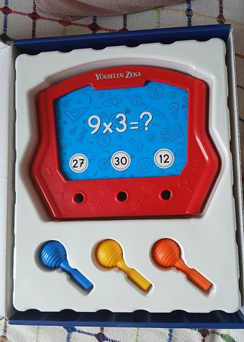 Çarpma Matematik Kutusu Eğitici Oyuncak - Görsel 2