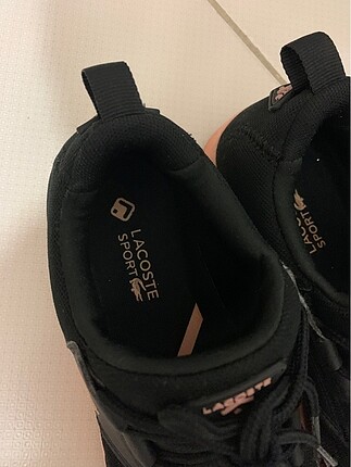 37 Beden siyah Renk Lacoste spor ayakkabı
