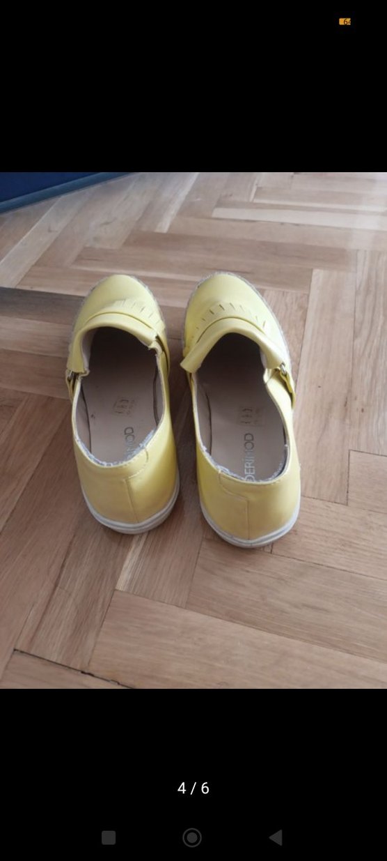 Sarı Deri Püsküllü Kadın Loafer - Görsel 3