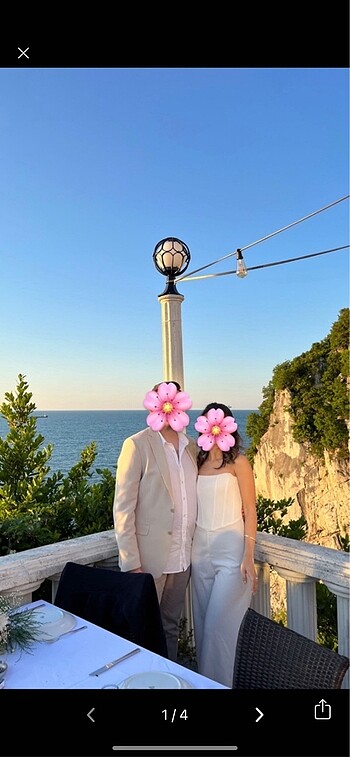 Beyaz tulum