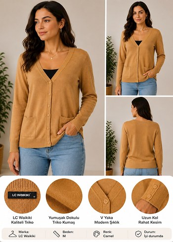 LC Waikiki V Yaka Taba Triko Hirka Rahat Ve Sik