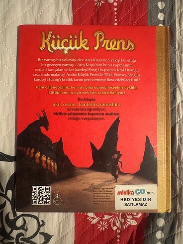 Küçük prens ve ateş kuşu kitabı