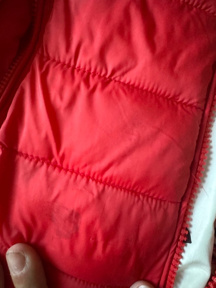 Kırmızı Kapüşonlu zara 9/10 yaş şişme yelek - Görsel 5