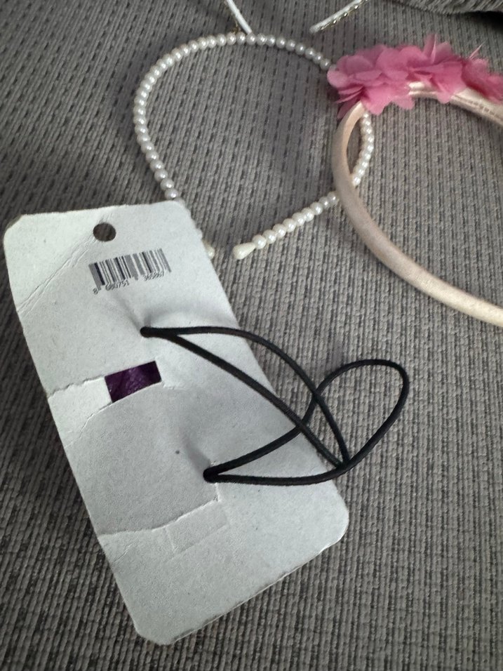 Çiçekli Elastik Çocuk Saç Bantları ve Tokalar - Görsel 4