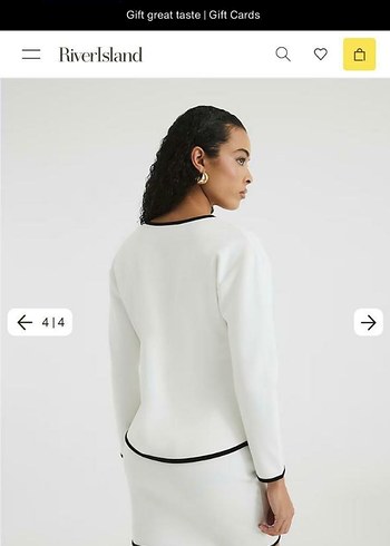 l Beden beyaz Renk River island takım