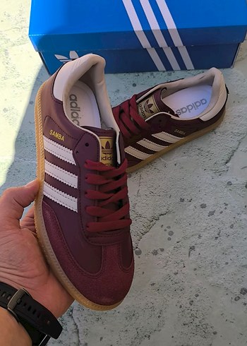 40 Beden Bordo Adidas Kadın Spor Ayakkabı