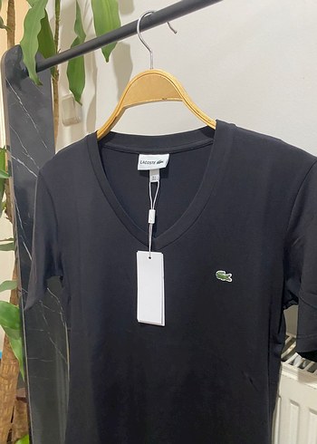 l Beden siyah Renk Lacoste tshirt