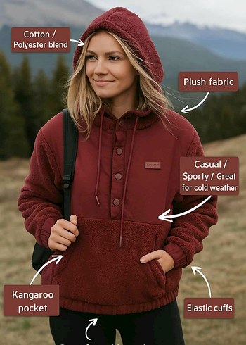 Lumberjack peluş sweat