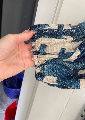 Bohem Uzun Pilili V Yaka Elbise - Görsel 2