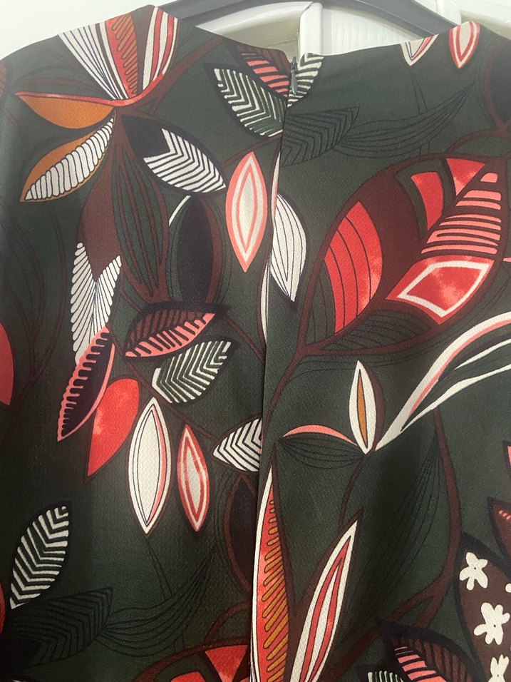 Bohem Çok Renkli Uzun Piliseli Elbise - Görsel 4