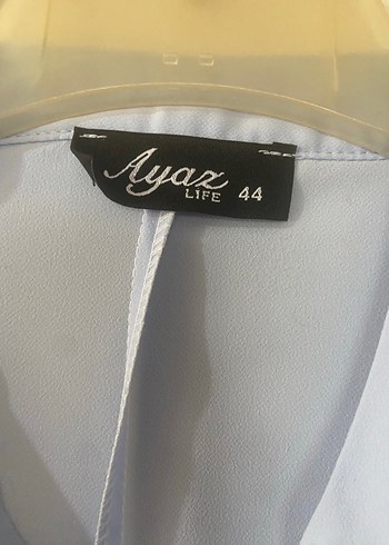 Mavi Uzun Kollu Salaş Kadın Tunik - Görsel 2