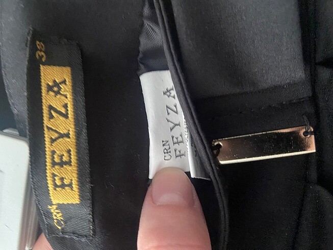 38 Beden siyah Renk Kumaş etek
