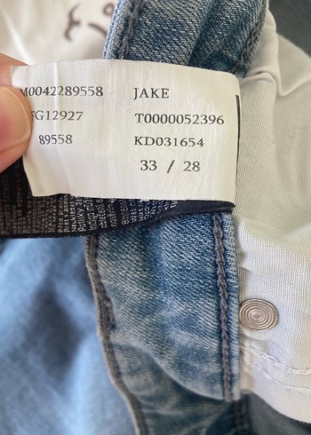 Gri Bol Kesim Erkek Kot Pantolon - Görsel 4