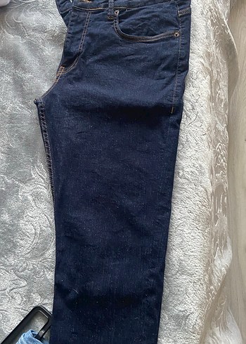 Erkek Lacivert Denim Pantolon - Görsel 4