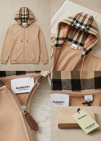 Burberry Kapusonlu Sweatshirt 100 Orijinal