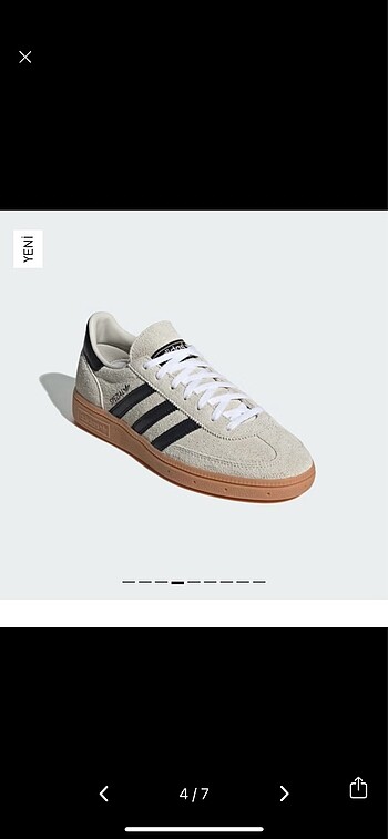 40 Beden camel Renk Adidas handball spezial ayakkabı