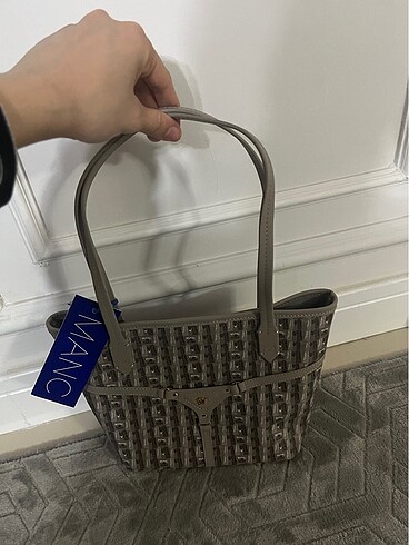 Beden gri Renk Manc bella mini tote çanta
