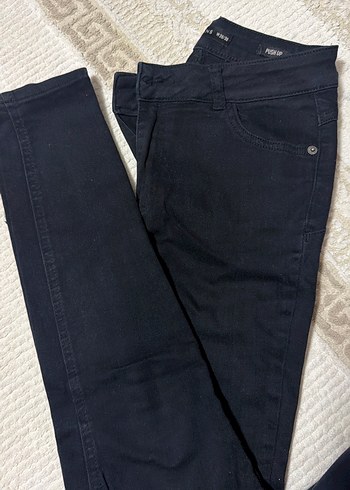 LC Waikiki Siyah Dar Paca Jean Pantolon