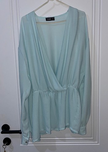 Diesel Turkuaz Sifon V Yaka Ust