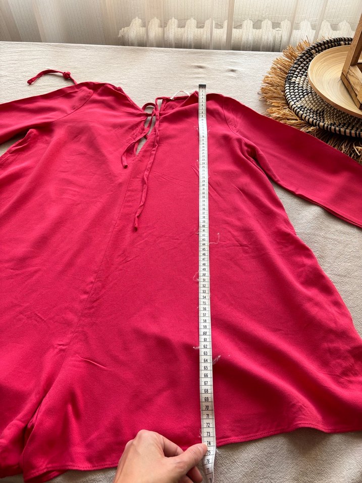 Pembe Mini Kadın Tulum - Görsel 4