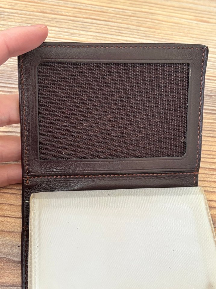 Kahverengi Deri Erkek Cüzdanı - Görsel 4