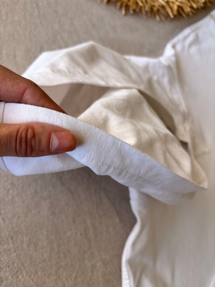 Kadın Beyaz Kapüşonlu Rahat Kesim Sweatshirt - Görsel 4