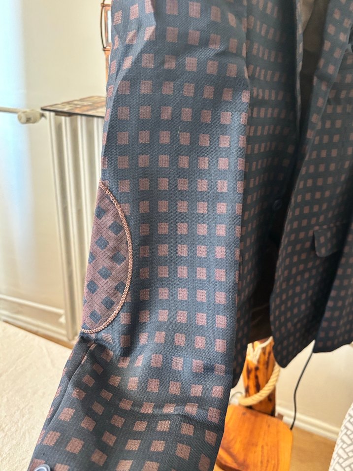 Bordo Kareli Erkek Ofis Takımı - Görsel 2