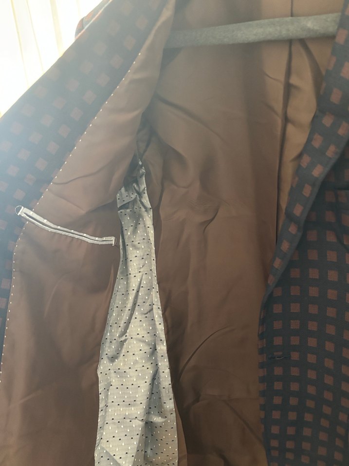 Bordo Kareli Erkek Ofis Takımı - Görsel 4