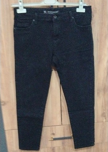 Defacto Siyah Dar Kesim Denim Jean
