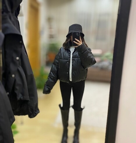Zara Zara deri şişme mont