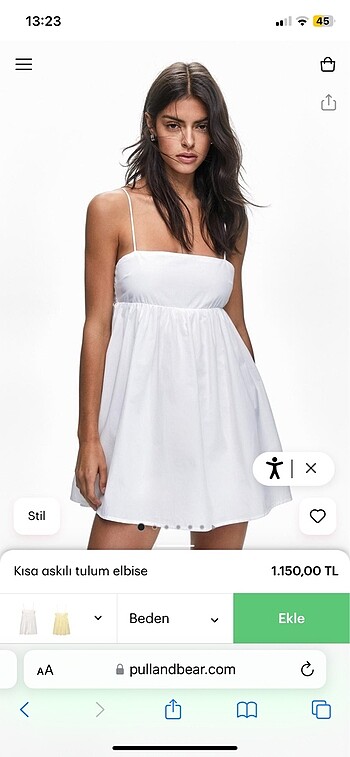 Pull and bear plaj elbisesi