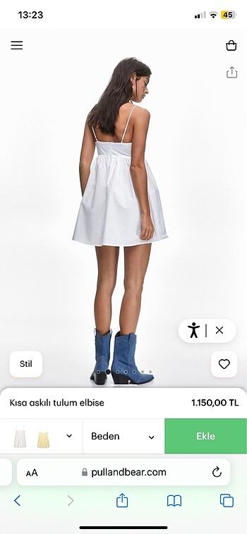 Pull and Bear Pull and bear plaj elbisesi