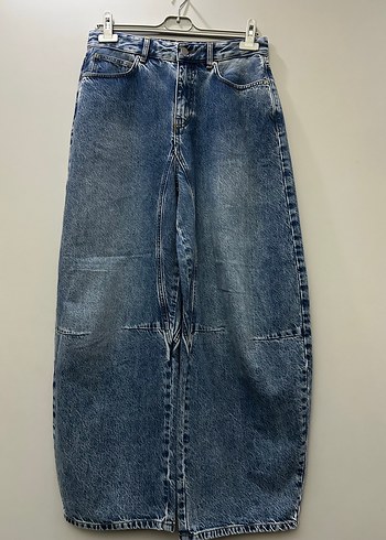 Diğer Mavi Denim Uzun Etek