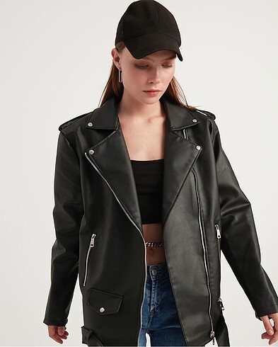 Zara model biker ceket