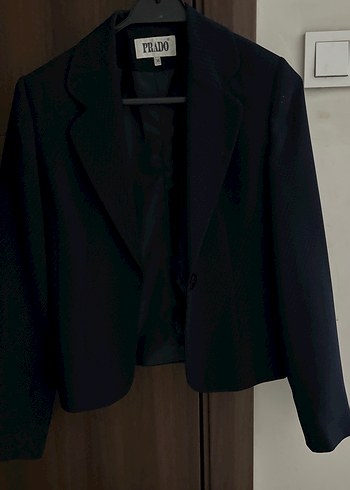 Diğer Prado Siyah Kisa Blazer Ceket