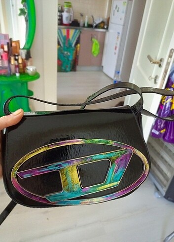 Holograpic Diesel çanta ve cüzdan hediyesi