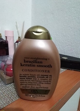 Ogx Düzleştirici Brazilian Keratin Saç Kremi Sarı ve bronzer he
