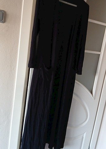 Uzun Kollu Kadın Sarı Bohem Kimono - Görsel 8