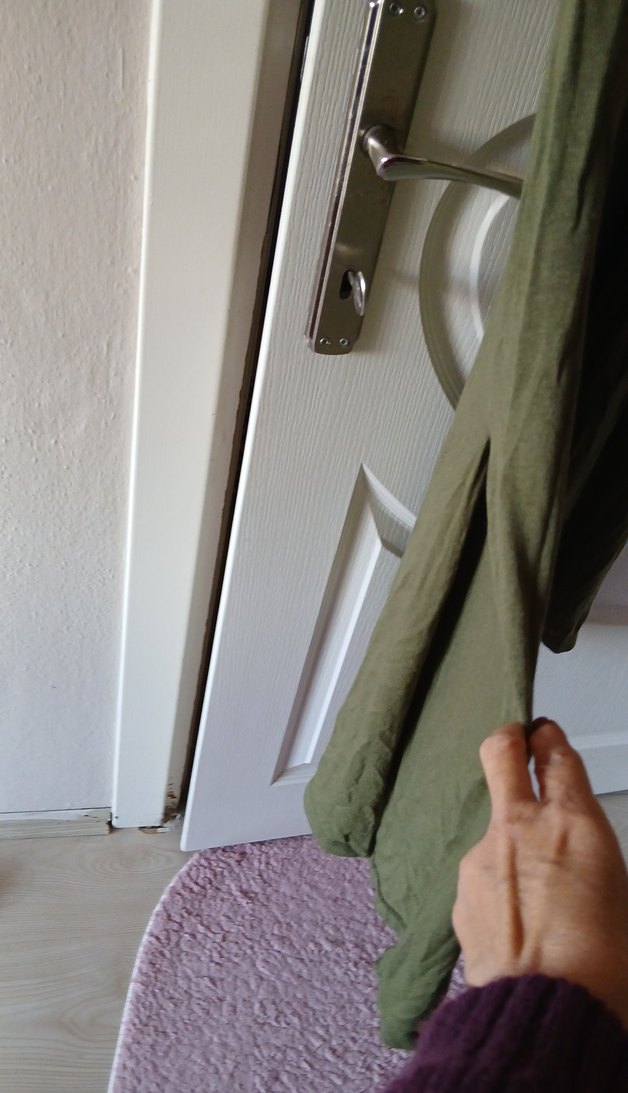 Uzun Kollu Kadın Sarı Bohem Kimono - Görsel 5