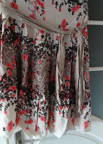 Desenli Bohem Mini Hamile Etek - Görsel 2