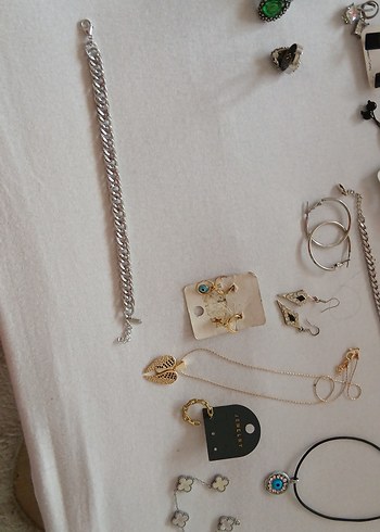 Beyaz Zincir Detaylı Takı Seti - Görsel 5