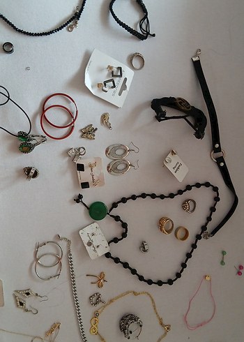 Beyaz Zincir Detaylı Takı Seti - Görsel 2