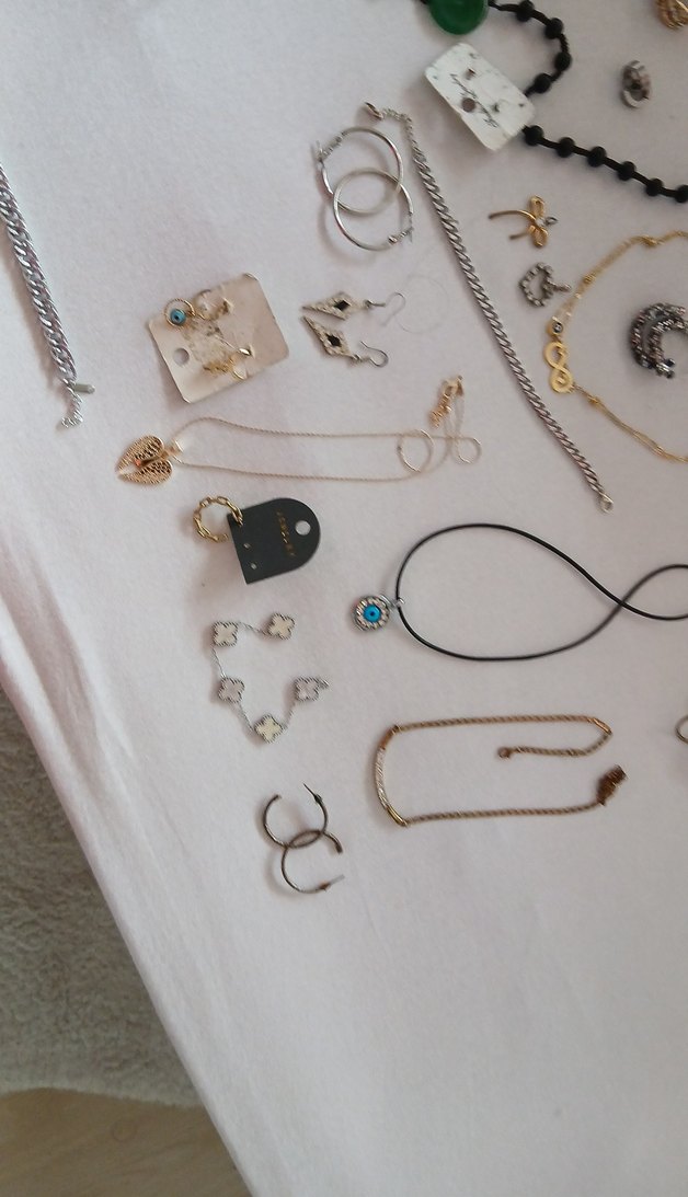 Beyaz Zincir Detaylı Takı Seti - Görsel 3