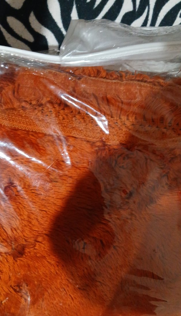 kiremit Zebra Desenli Yumuşak Battaniye - Görsel 2