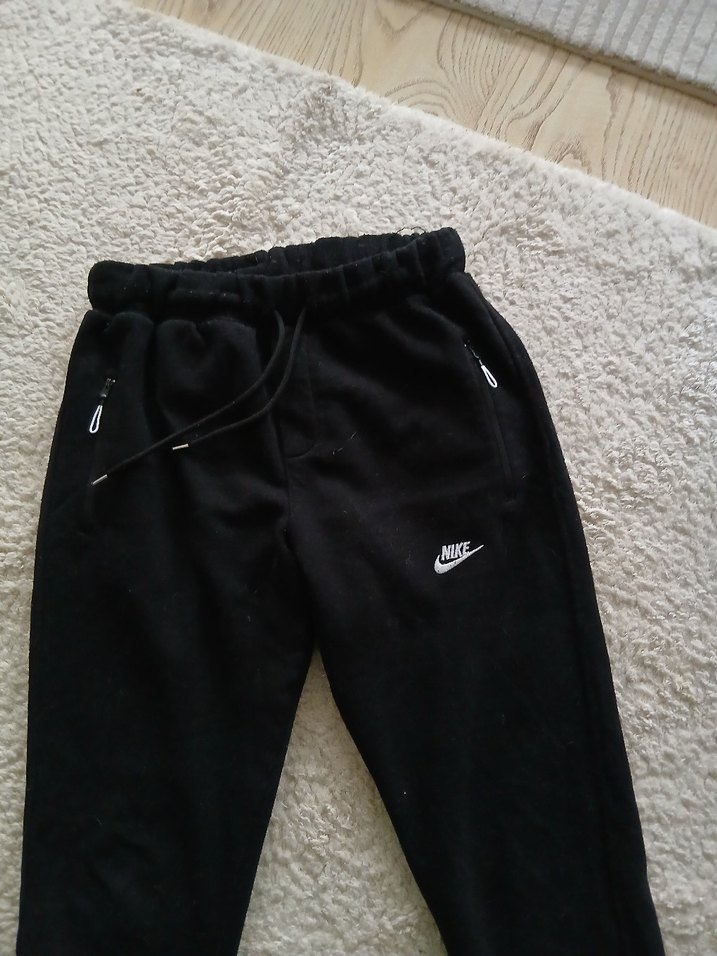 Nike Siyah Rahat Kesim Kadın erkek Eşofman - Görsel 2