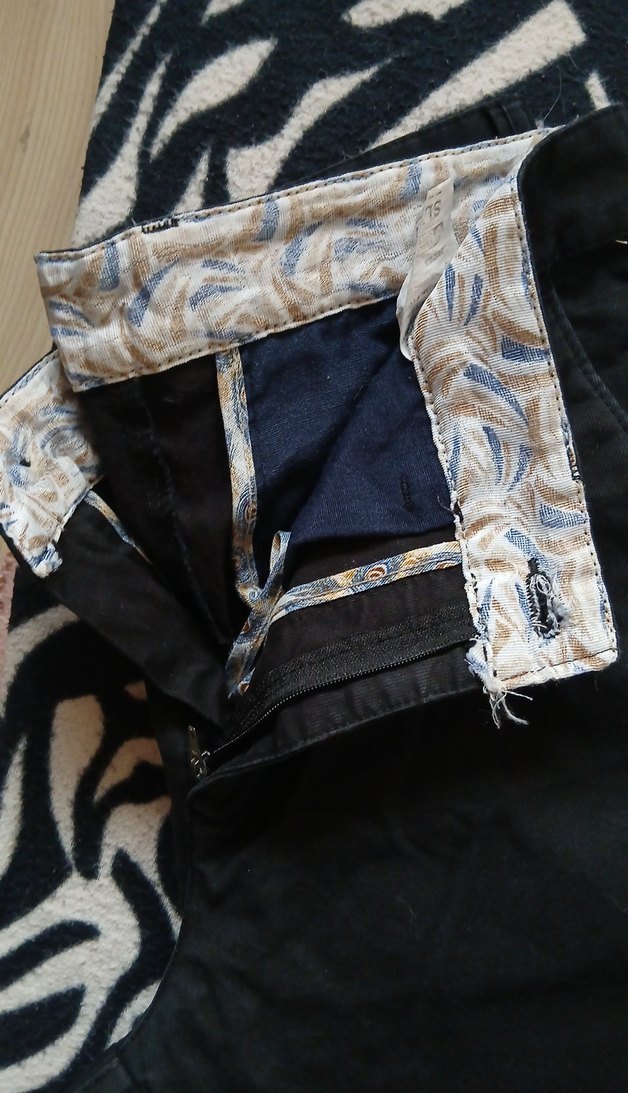 Siyah Regular Fit Denim Kemerli Erkek Pantolon - Görsel 2