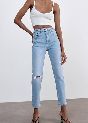 Zara yeni etiketli slim fit jean 