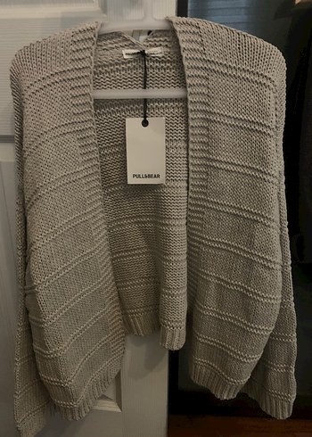 Pull and Bear Pull Bear Ekru Triko Hirka Yeni Etiketli