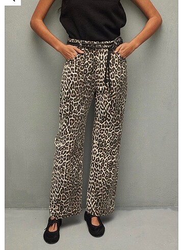 FAHHAR LEOPAR PANTOLON