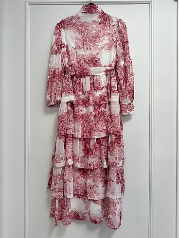 36 Beden pembe Renk LAVİNİA COUTURE ELBİSE
